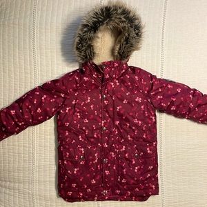 Land’s End Expedition down waterproof girls winter coat - Size S (8)